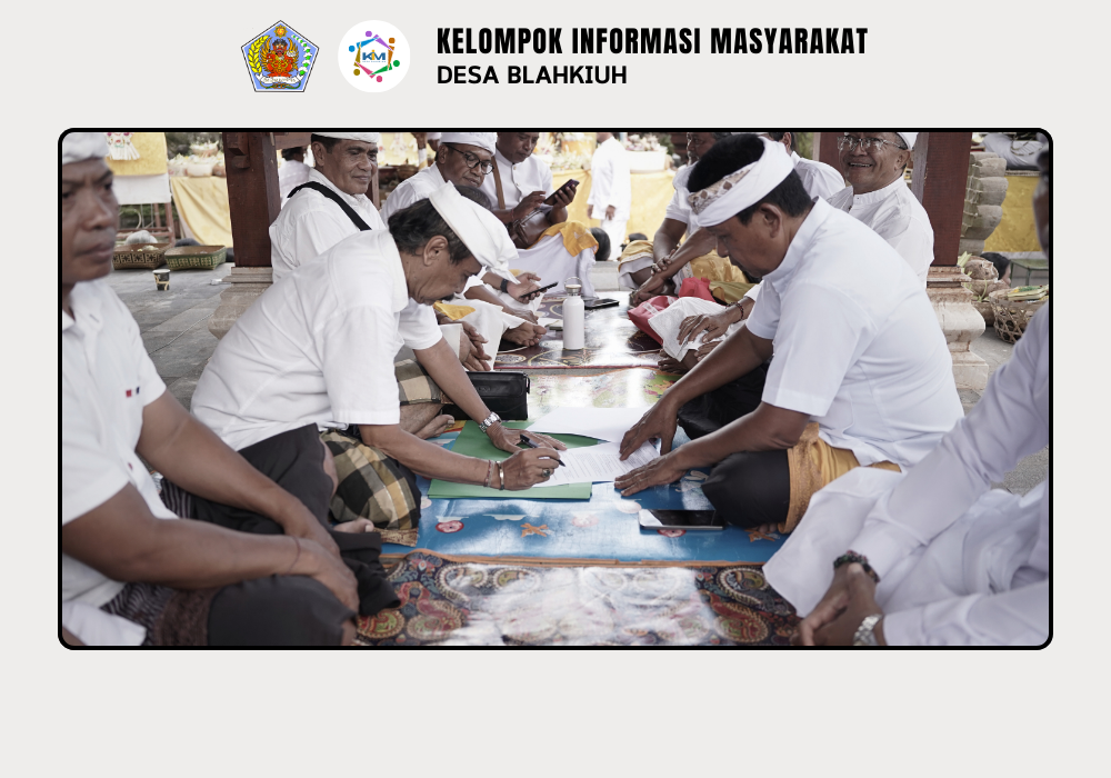 Upacara Pejayan–Jayan Bandesa Adat Blahkiuh Masa Bakti 2025–2030 - Image 3