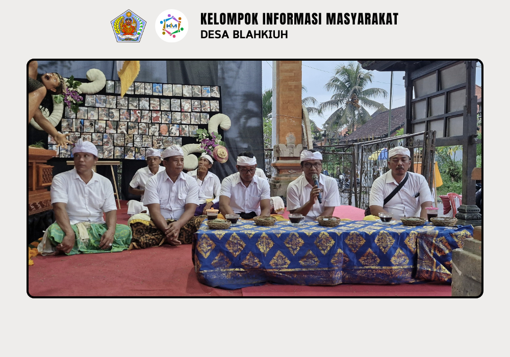 Serah Terima Upakara Piodalan di Pura Prajapati Kembengan, Pura Samuantiga, Pura Pande Samuantiga, Pura Panti Pande Tonja, dan  Pura Melanting Banjar Ulapan II, Desa Blahkiuh - Image 9