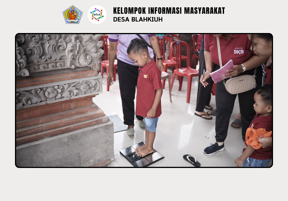 Kegiatan Posyandu Balita di Wilayah Banjar Tengah