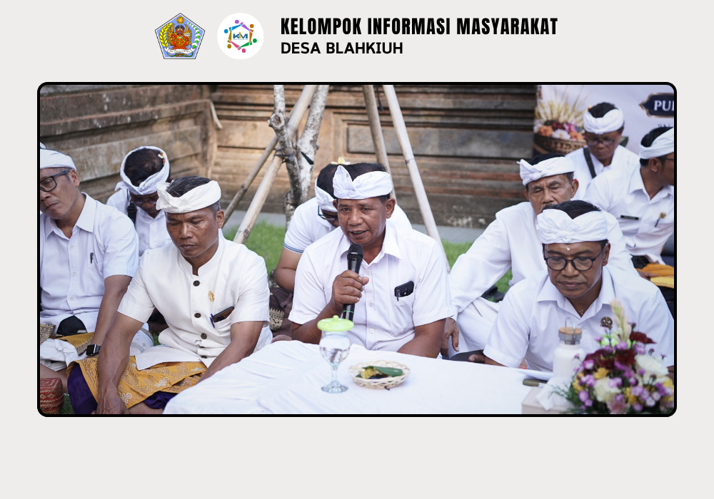 Pembinaan Sekaa Pengempon Pura Prajapati Gede, Desa Blahkiuh - Image 4