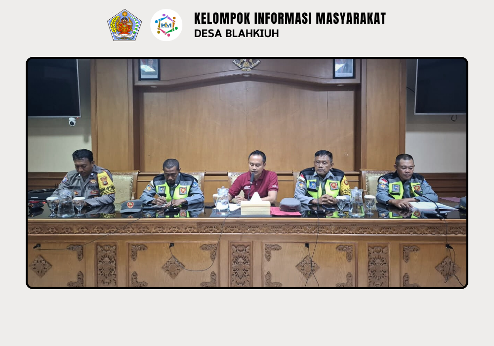 Rapat Rutin Linmas Desa Blahkiuh, Bahas Ronda Malam dan Evaluasi Kegiatan - Image 5