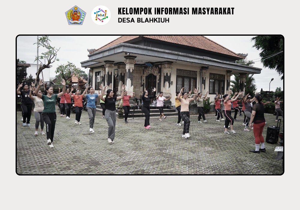 Serah Terima Pakaian Olahraga Senam PKK Desa Blahkiuh - Image 2