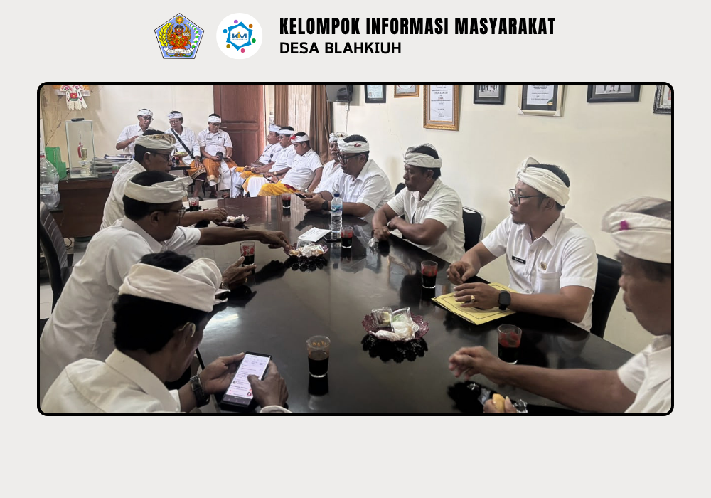 Kegiatan Serah Terima Upakara Piodalan Pura Taman Cebluk dan Pura Melanting Pasar Desa Adat Blahkiuh - Image 6