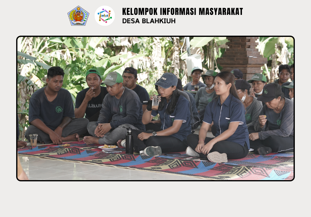 Rapat Evaluasi TPS 3R Kubon Ampas Sari Desa Blahkiuh - Image 3