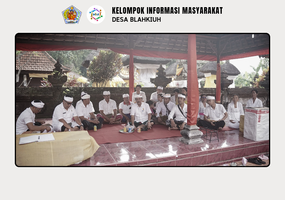 Kegiatan Serah Terima Upakara Piodalan Di Pura Prajapati Kembengan, Pura Panti Tonje Br. Benehkawan, Pura SamuanTiga, Pura Pande SamuanTiga, dan Pura Melanting Banjar Ulapan II - Image 5