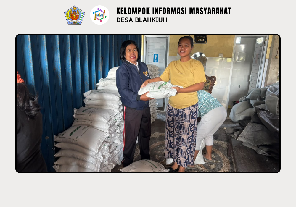 Penyaluran Bantuan Pangan Beras dari Kementerian Koordinator Bidang Pangan Republik Indonesia kepada Masyarakat Desa Blahkiuh - Image 10