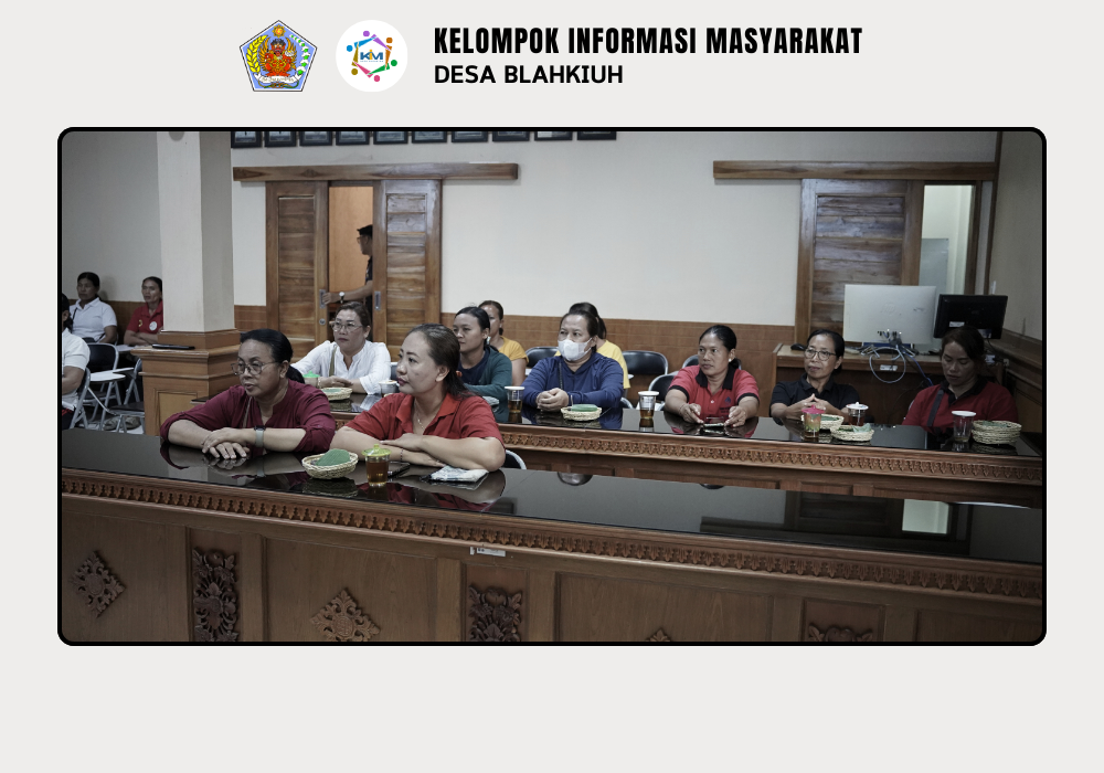 RAPAT KOORDINASI DAN SOSIALISASI PELAKSANAAN BANK SAMPAH DESA BLAHKIUH 2025 - Image 4