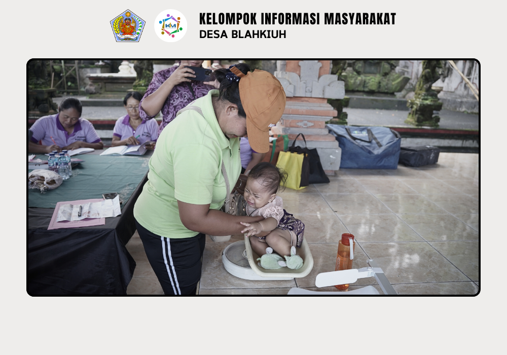Kegiatan Posyandu Balita di Wilayah Banjar Ulapan II