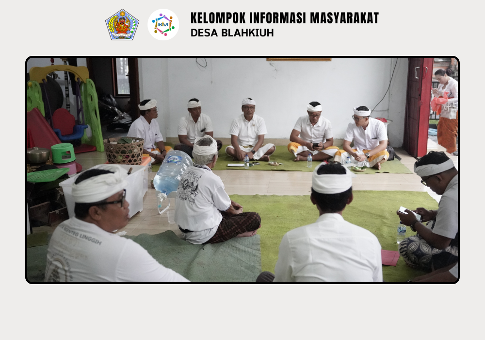 Kegiatan Serah Terima Upakara Piodalan di Pura Melanting Banjar Kembangsari, Desa Blahkiuh - Image 4