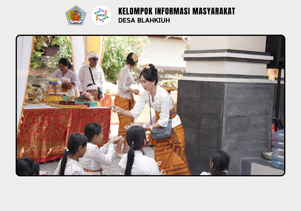 Upacara Dewa Yadnya Melaspas dan Mecaru Rsi Gana di SD No 2 Blahkiuh - Image 10