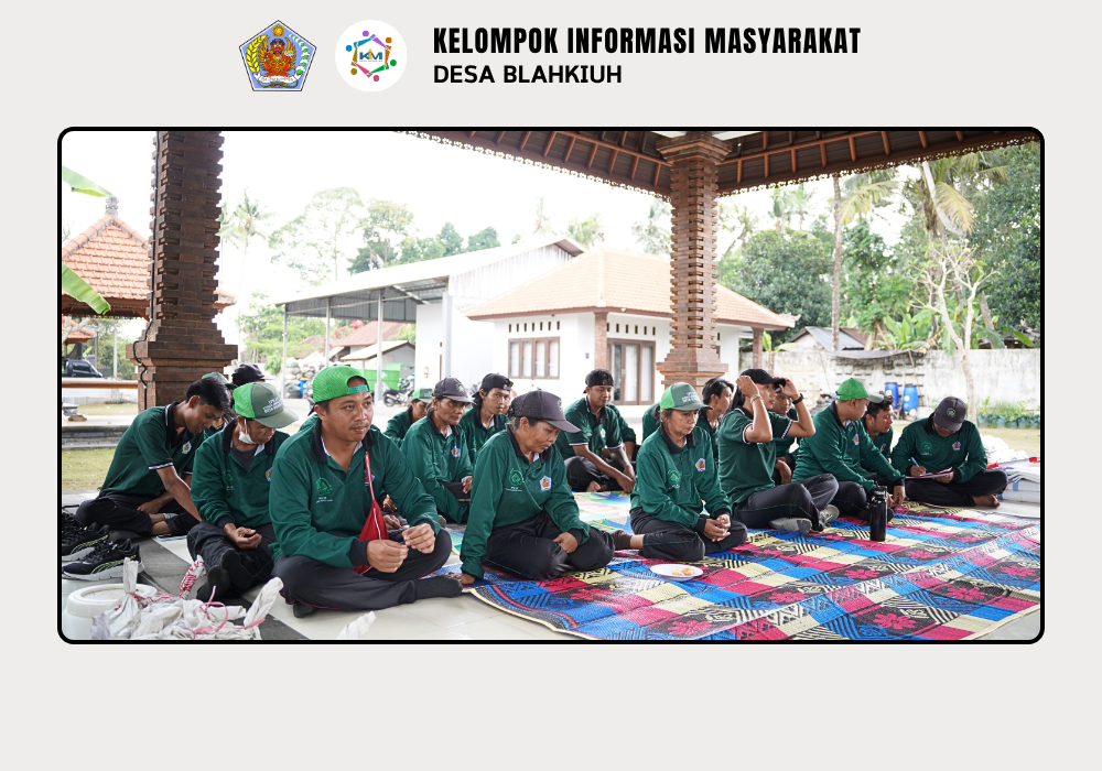 Rapat Evaluasi TPS 3R Kubon Ampas Sari Desa Blahkiuh - Image 5