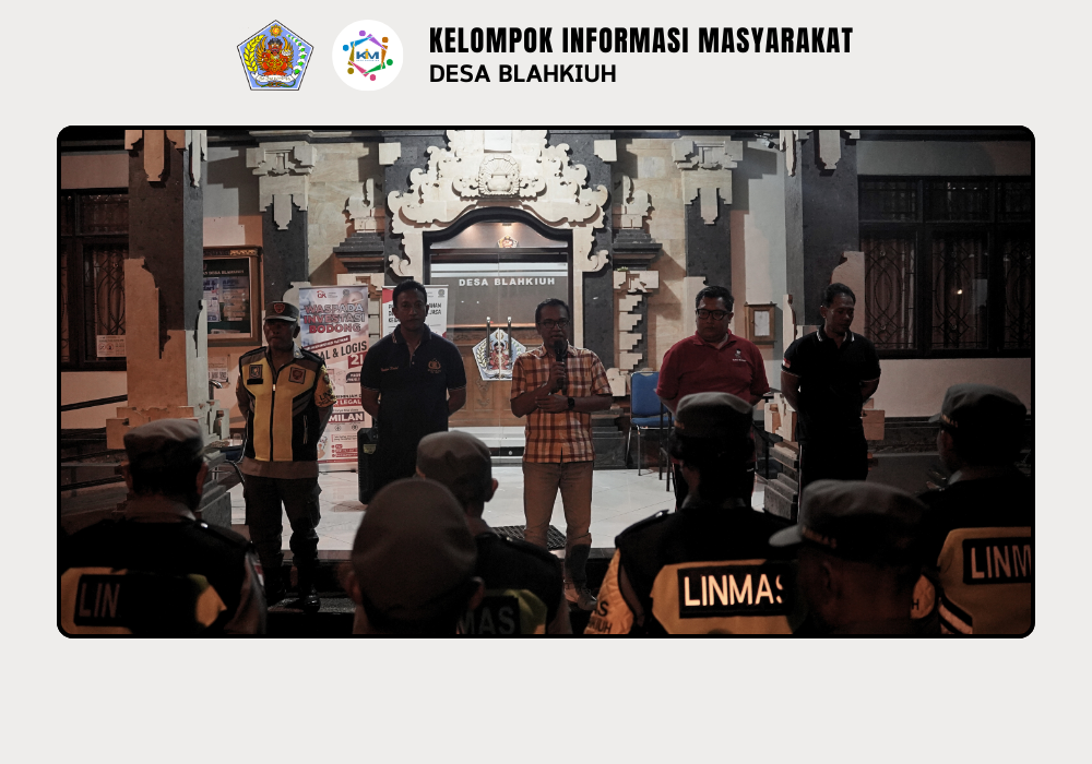 Linmas Desa Blahkiuh Melaksanakan Ronda di Wilayah Desa Blahkiuh - Image 5
