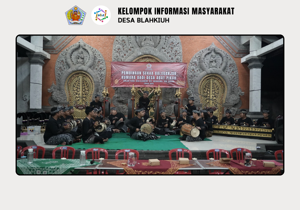 PEMBINAAN SEKAA BALEGANJUR KUMARA NADI DESA ADAT PIKAH - Image 9