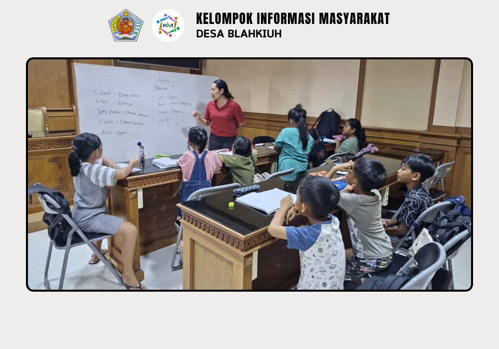 Kegiatan Bimbingan Belajar Bahasa Inggris di Desa Blahkiuh - Image 6
