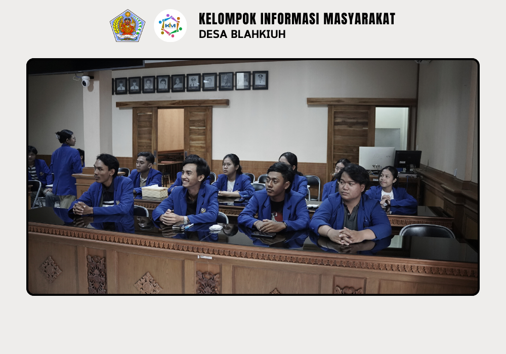 Mahasiswa Universitas Warmadewa Kunjungi Kantor Perbekel Blahkiuh Terkait Pelaksanaan KKN - Image 4