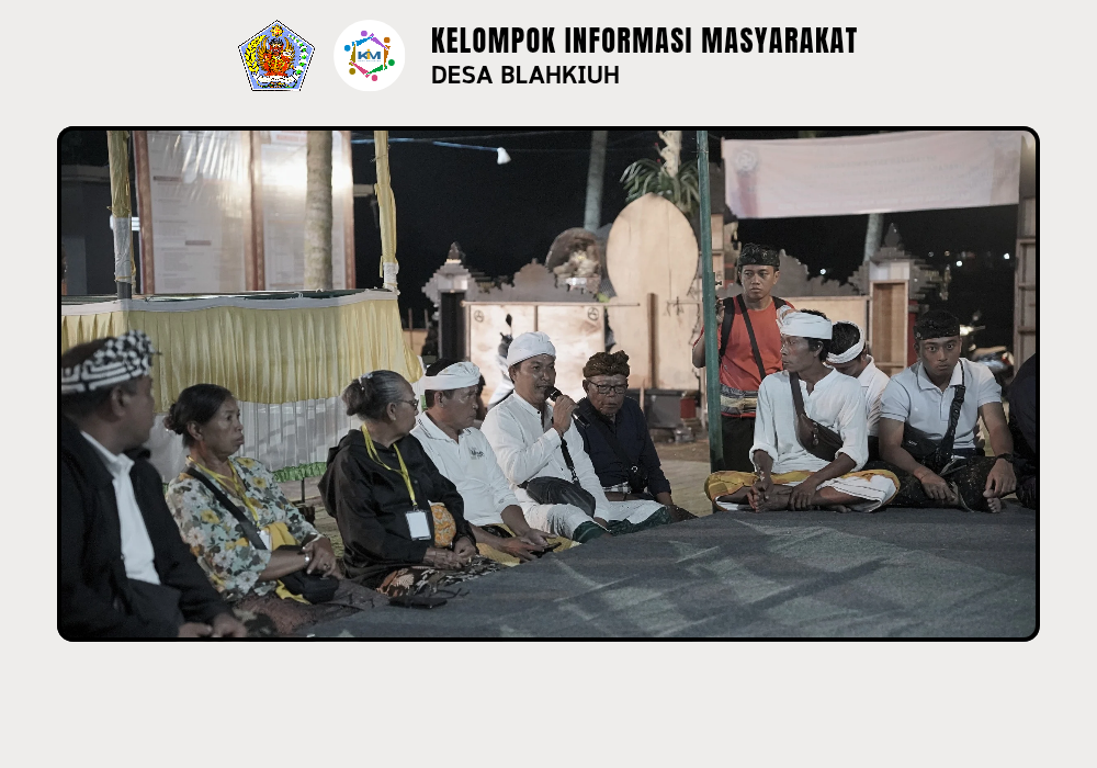 Rapat Evaluasi Persiapan Mamukur Kinembulan Desa Adat Blahkiuh - Image 7