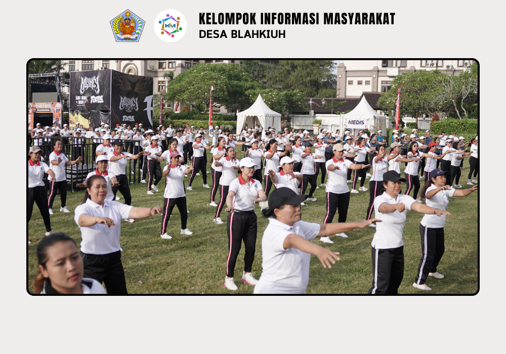 TP-PKK Desa Blahkiuh Meriahkan Senam Adi Cipta, Sat Kerthi Loka Bali, dan Garbasari pada HUT Mangupura 2025 - Image 6