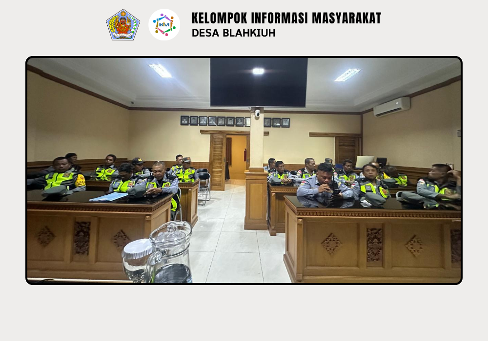 Linmas Desa Blahkiuh Melaksanakan Ronda di Wilayah Desa Blahkiuh - Image 2