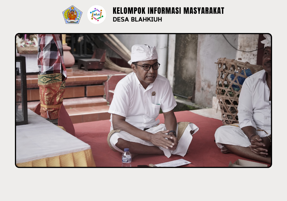 Kegiatan Serah Terima Upakara Piodalan di Pura Dalem Majapahit, Banjar Benehkawan, Desa Blahkiuh - Image 5