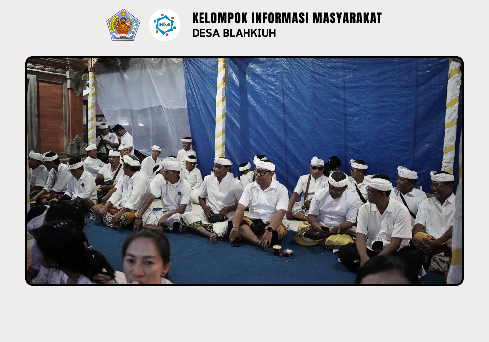 UPACARA NGODAK IDA TAPAKAN RATU SAKTI PURA DALEM GEDE DESA ADAT BLAHKIUH - Image 5