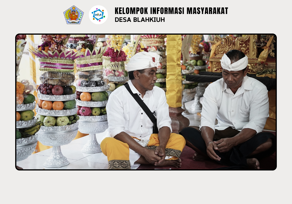 Kegiatan Serah Terima Upakara Piodalan di Pura Manik Angkeran Br. Ulapan I, Desa Blahkiuh - Image 5