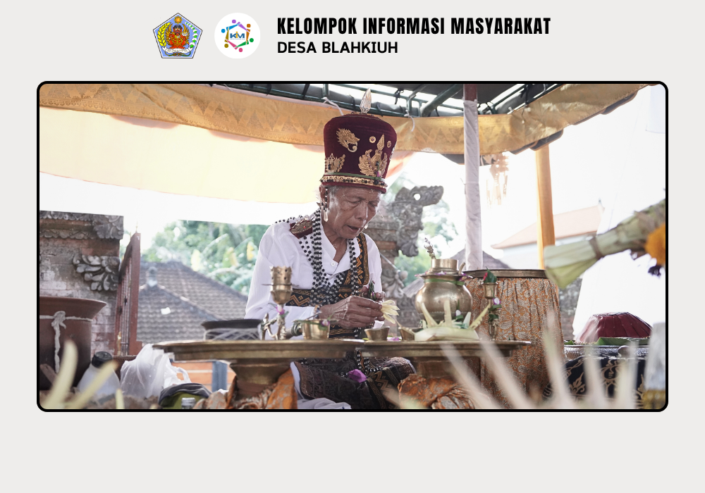 Piodalan Pura Kayangan Jagat Luhur Giri Kusuma, Desa Adat Blahkiuh - Image 2