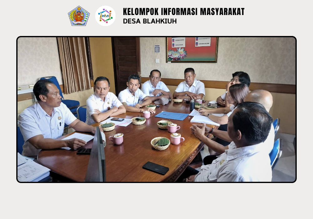 Rapat Koordinasi Terkait Meninggalnya Anggota BPD Blahkiuh - Image 3