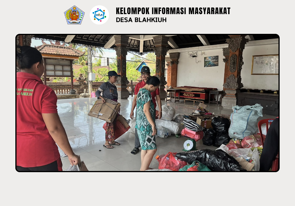 Kegiatan Bank Sampah di Desa Blahkiuh - Image 2
