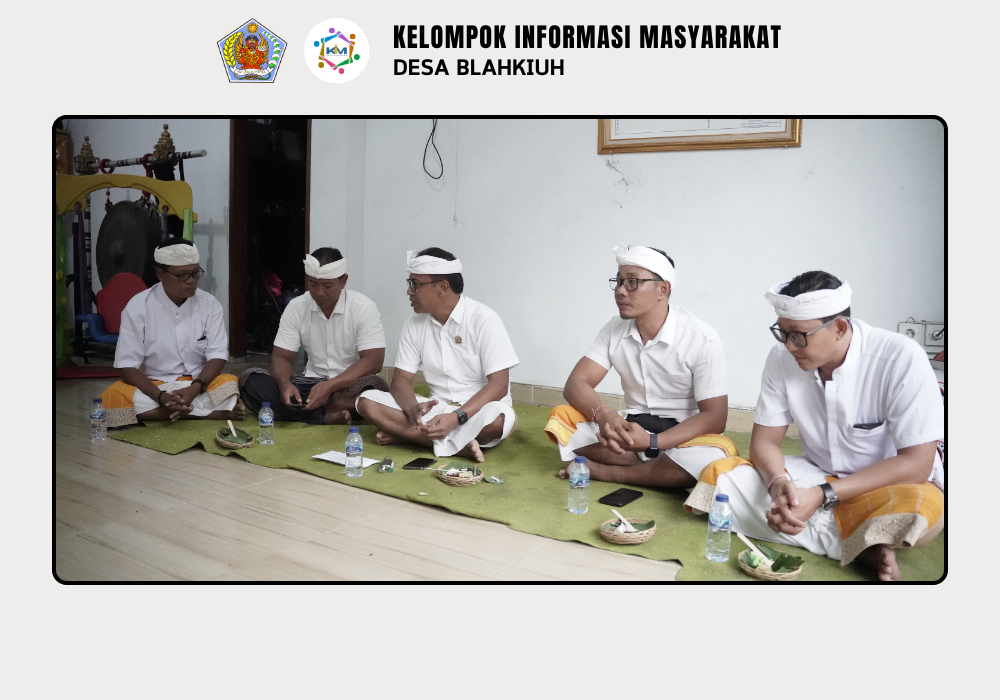 Kegiatan Serah Terima Upakara Piodalan di Pura Melanting Banjar Kembangsari, Desa Blahkiuh - Image 2