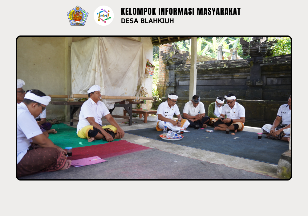 Serah Terima Upakara Piodalan di Pura Dalem Sedahan Br. Kembangsari dan Pura Dalem Maspahit Banjar Ulapan II Desa Blahkiuh - Image 2