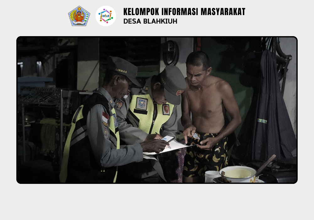 Pelaksanaan Kegiatan Sidak Penduduk Pendatang di Wilayah Desa Blahkiuh - Image 8