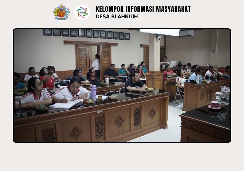 Musyawarah Masyarakat Desa (MMD) Menindaklanjuti Hasil Survey Mawas Diri (SMD) Desa Blahkiuh - Image 2
