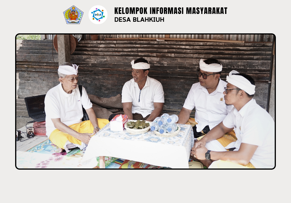 Kegiatan Serah Terima Upakara Piodalan Pura Taman Cebluk dan Pura Melanting Pasar Desa Adat Blahkiuh - Image 2