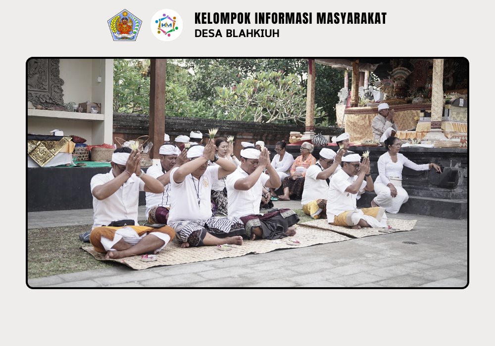 Serah Terima Upakara Piodalan di Pura Sari, Banjar Ulapan I, Desa Blahkiuh - Image 7