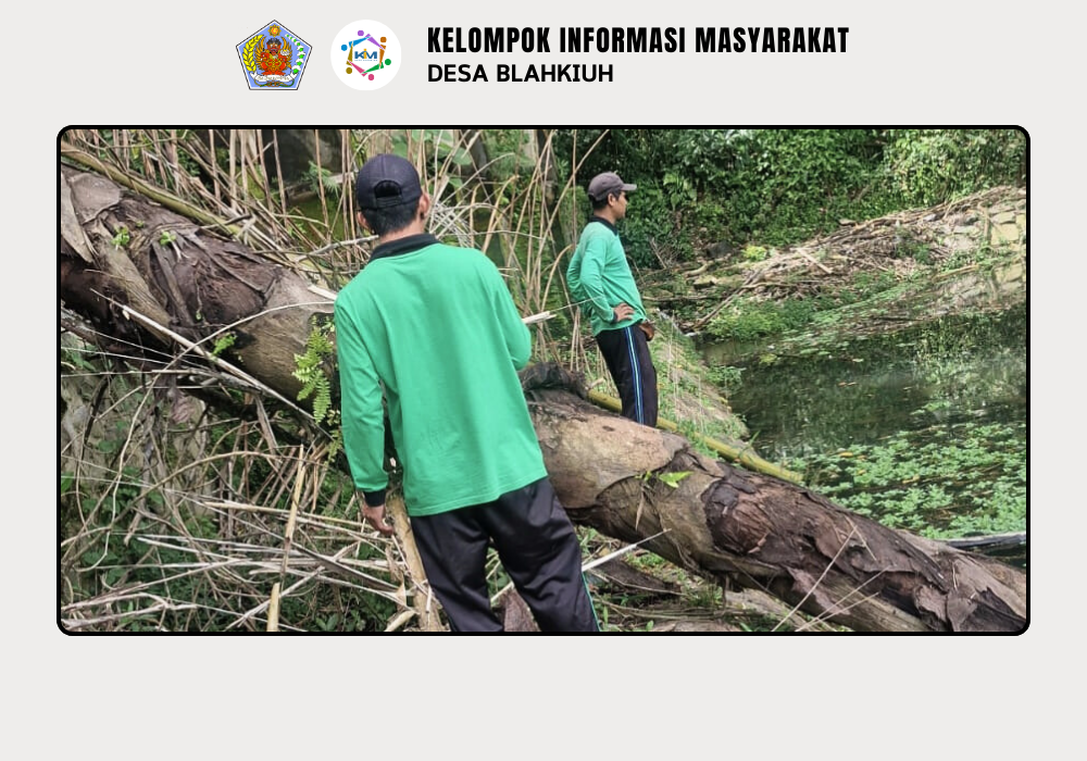 Penanganan Pohon Tumbang di Taman Gili Dukuh oleh Petugas Kebersihan Desa Blahkiuh - Image 2