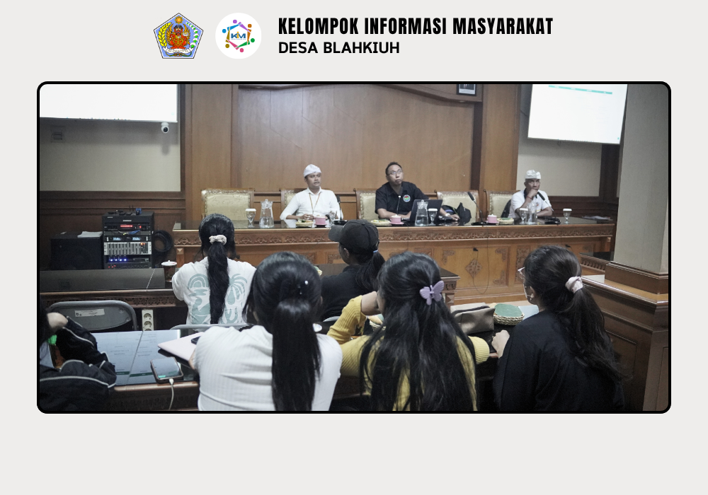 Evaluasi Perkembangan Data SDGS Desa Tahun 2025 di Desa Blahkiuh