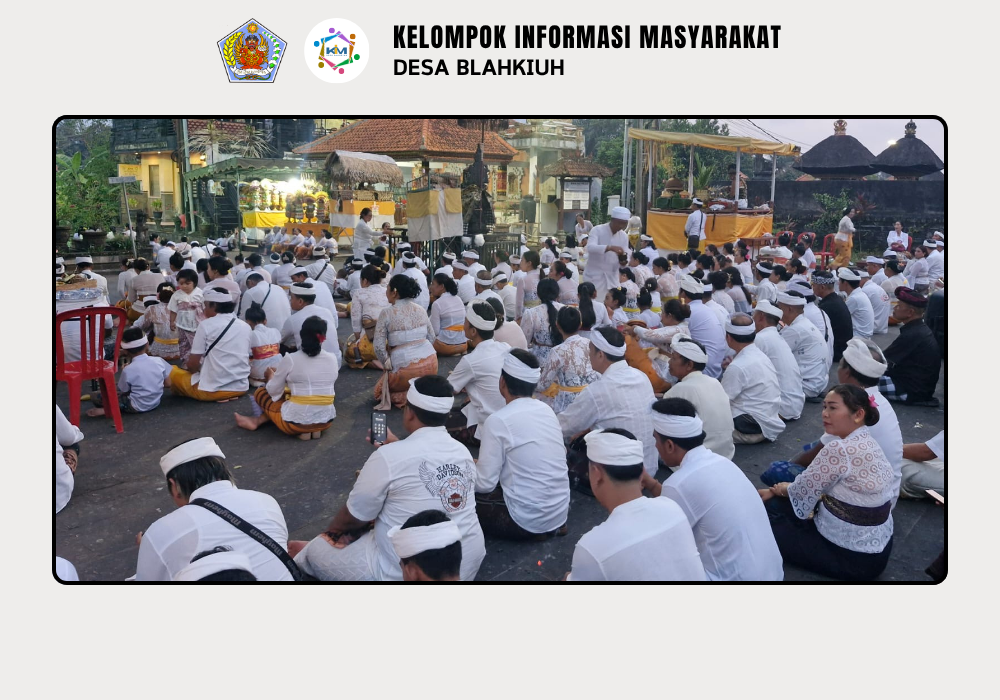 Kegiatan Serah Terima Upakara Piodalan di Pura Melanting Banjar Pikah, Desa Blahkiuh - Image 10