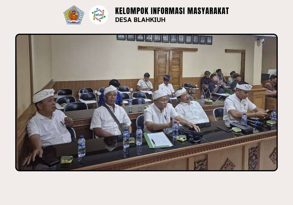 Pengundian Nomor Urut, Pembekalan, dan Pengambilan Foto Calon Bendesa Adat Blahkiuh - Image 2