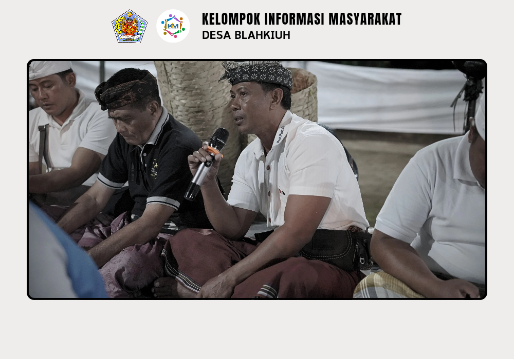 Rapat Evaluasi Persiapan Mamukur Kinembulan Desa Adat Blahkiuh - Image 9