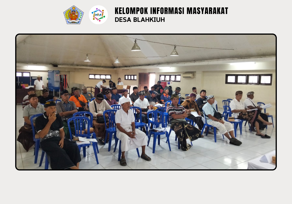 Pra Parum Desa Adat dan RAT Pasar Desa Adat Blahkiuh Digelar di Lantai III Pasar Adat - Image 4