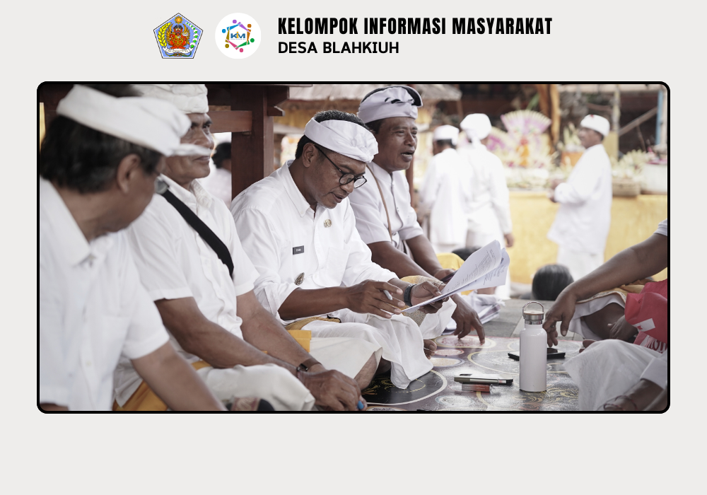Upacara Pejayan–Jayan Bandesa Adat Blahkiuh Masa Bakti 2025–2030 - Image 6