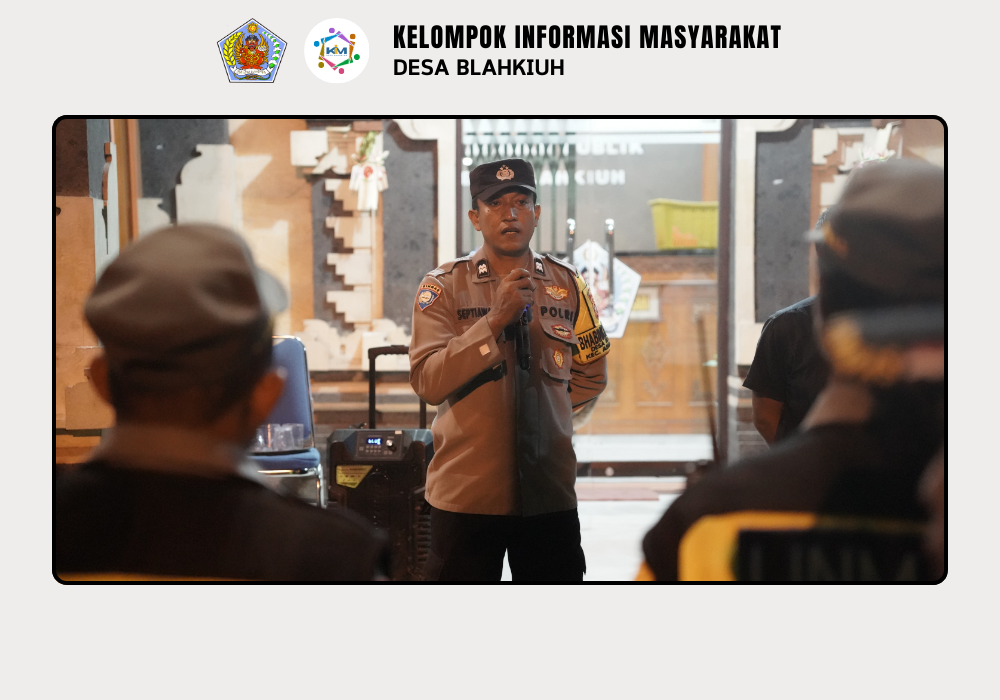Linmas Desa Blahkiuh Melaksanakan Ronda di Wilayah Desa Blahkiuh - Image 5