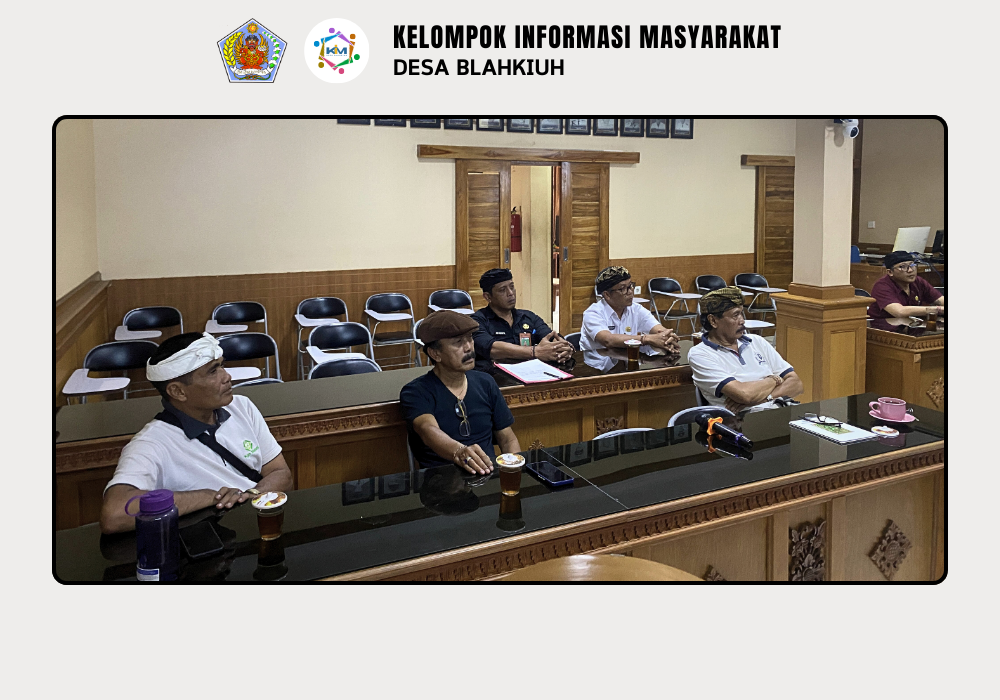 Pembentukan TPK untuk Penataan Balai Banjar Dlodpasar dan Taman Gili Dukuh Desa Blahkiuh - Image 2