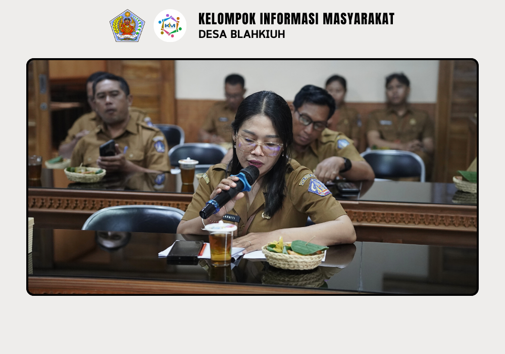 Rapat Persiapan Perayaan Bulan Bahasa Bali ke-VIII Tahun 2026 Bertema “Atma Kerthi Udiana Purnaning Jiwa” di Desa Blahkiuh - Image 7