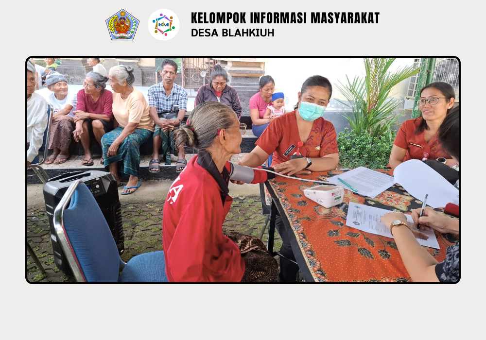 Penilaian Kesehatan Glasgow Coma Scale oleh Puskesmas Abiansemal I di Kantor Perbekel Blahkiuh