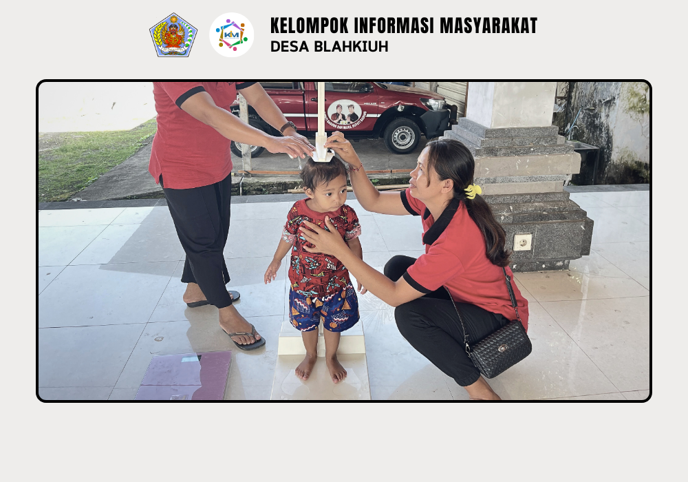Kegiatan Posyandu Balita di Wilayah Banjar Pikah
