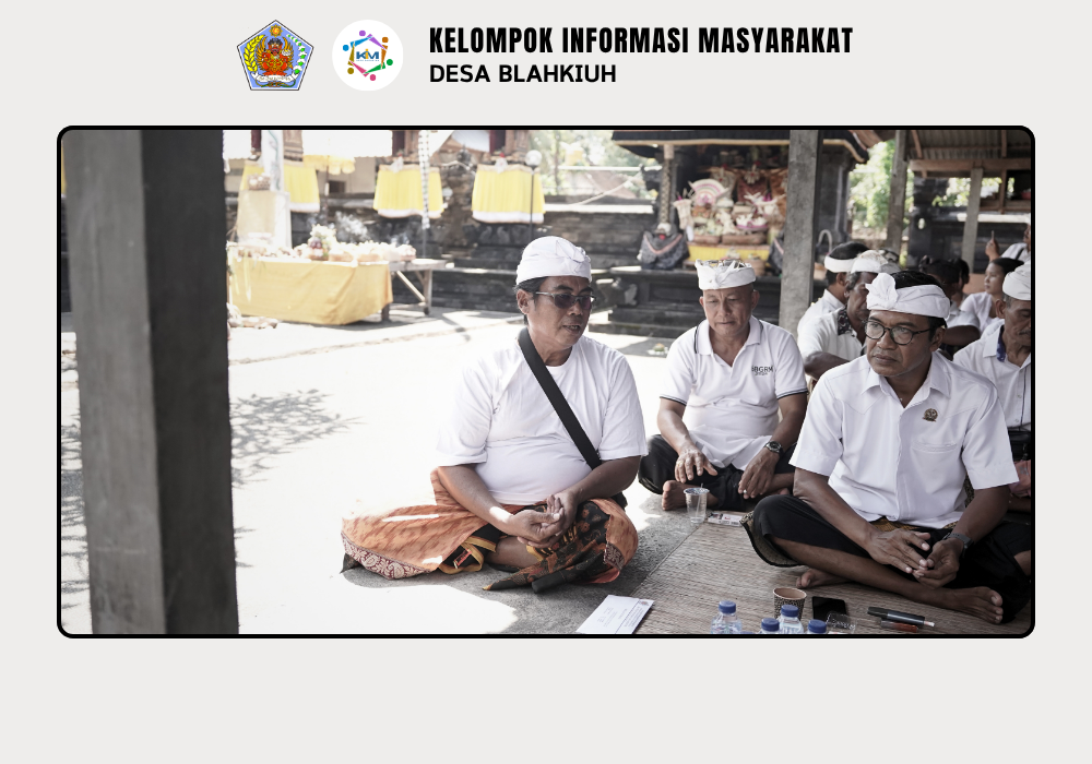 Serah Terima Upakara Piodalan di Pura Gunung Sari Banjar Tengah, Desa Blahkiuh - Image 7