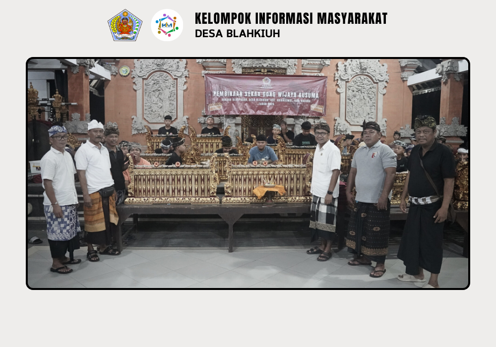 Pembinaan Sekaa Gong Wijaya Kusuma Banjar Dlodpasar, Desa Blahkiuh - Image 7
