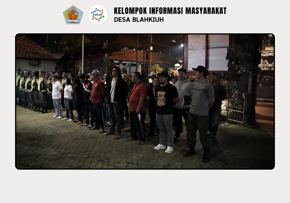 Linmas Desa Blahkiuh Melaksanakan Ronda di Wilayah Desa Blahkiuh - Image 6