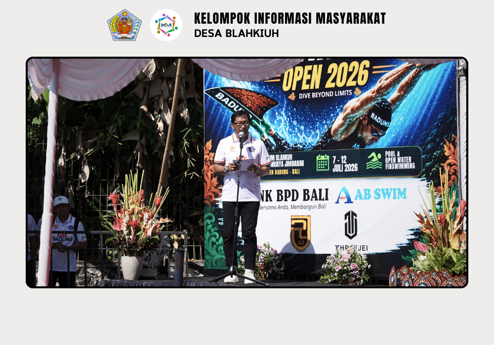 UPACARA PEMBUKAAN BUPATI BADUNG FINSWIMMING OPEN 2026 DI KOLAM RENANG TIRTA ARUM DESA BLAHKIUH - Image 3